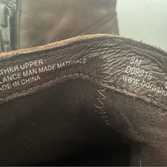 BORN Claire Brown leather ankle boots - Picture 5 of 8